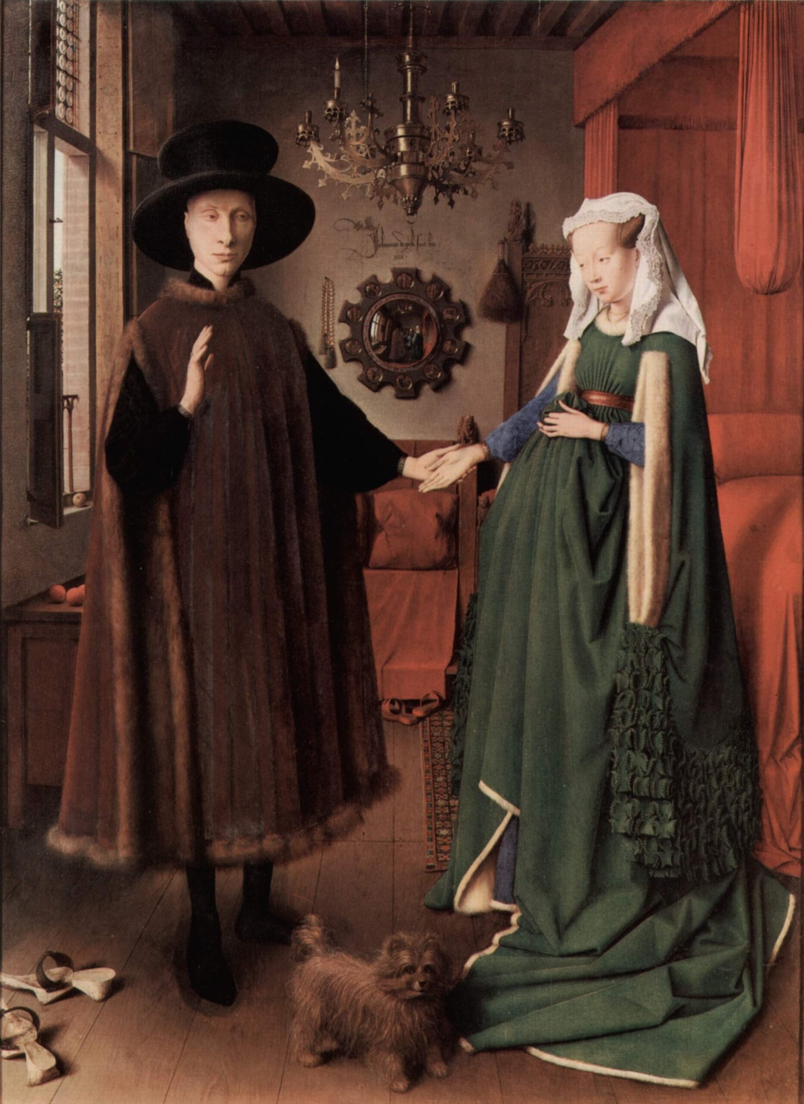 The Arnolfini Portrait by Jan van Eyck