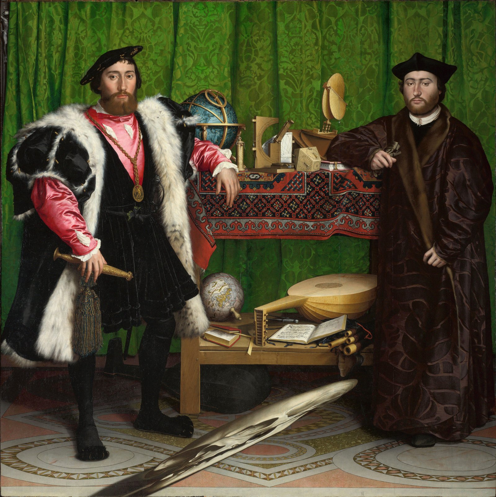 The Ambassadors by Hans Holbein the Younger