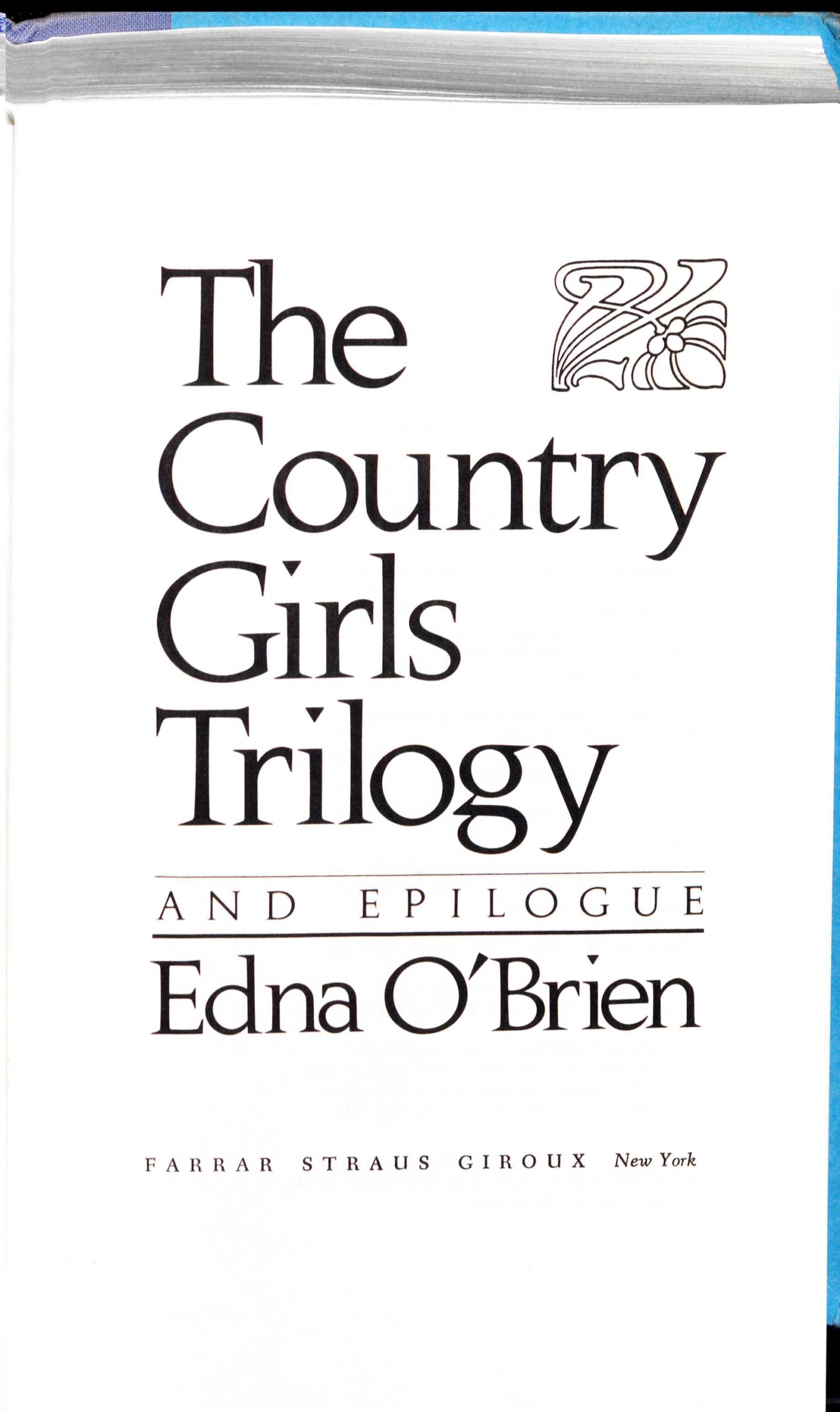 The Country Girls – Edna O’Brien (1960)