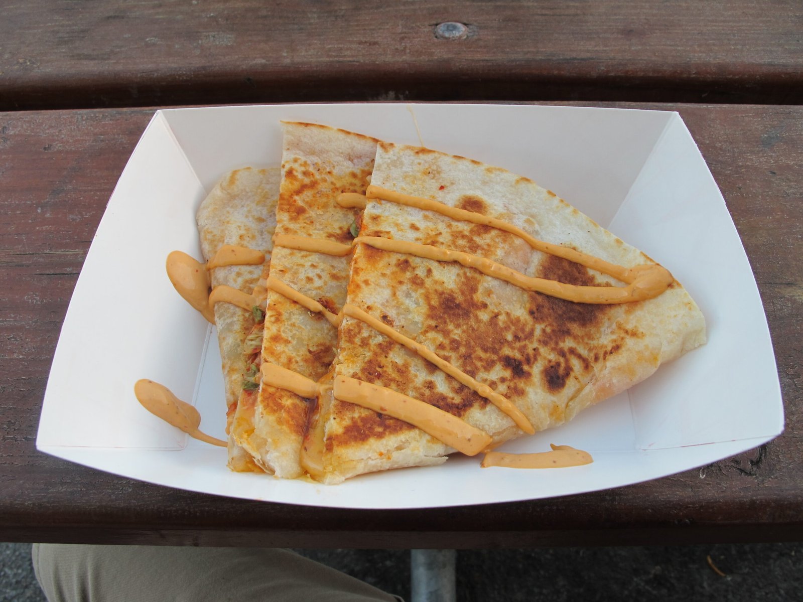 Kimchi Quesadilla (Korea x Mexico 🇰🇷🇲🇽)