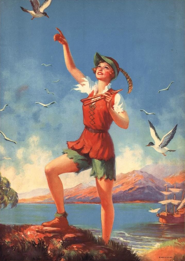 Peter Pan by J.M. Barrie (image credits: wikimedia)