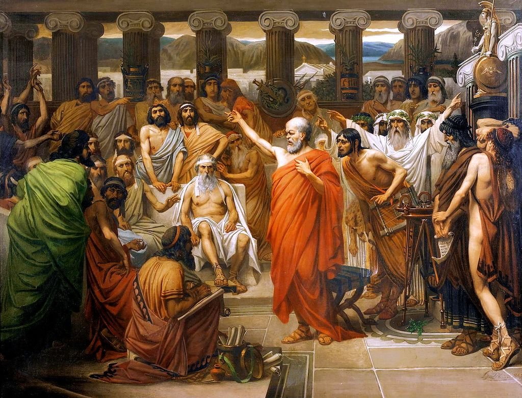 Socrates: The Socratic Method and the Pursuit of Knowledge (image credits: wikimedia)