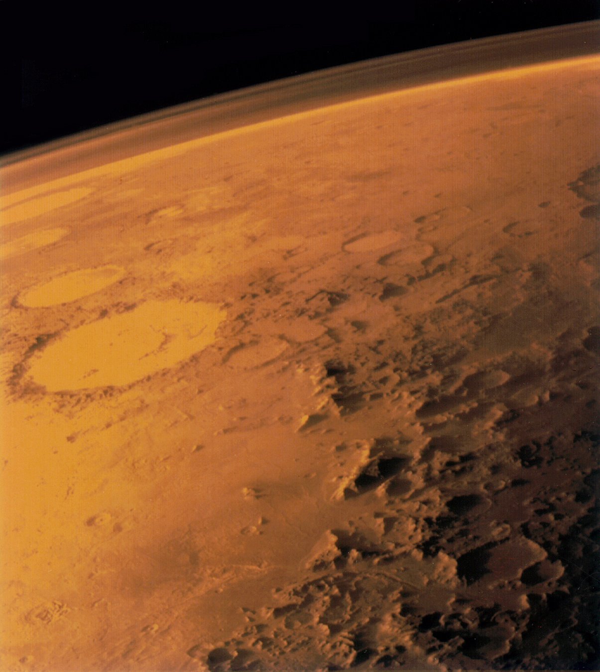Thin Atmosphere & No Oxygen (image credits: wikimedia)