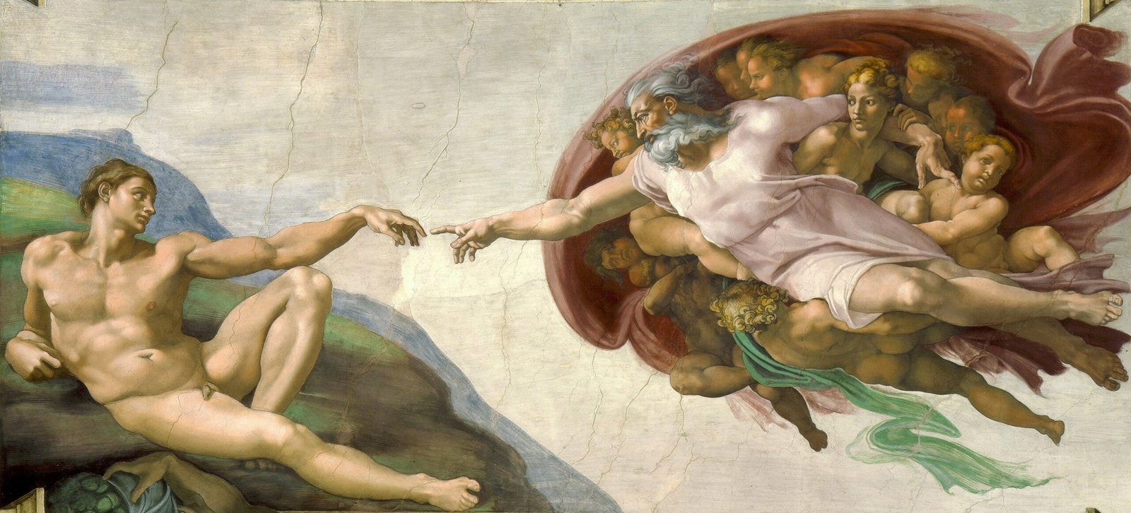The Creation of Adam (Michelangelo, 1511-1512) (image credits: wikimedia)