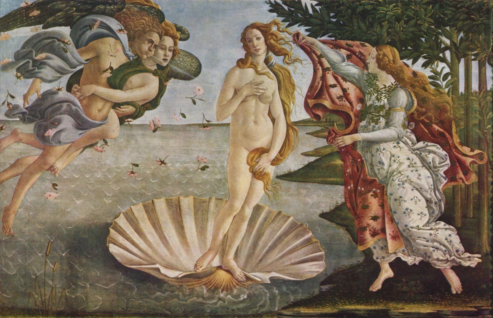 The Birth of Venus (Sandro Botticelli, 1484-1486) (image credits: wikimedia)
