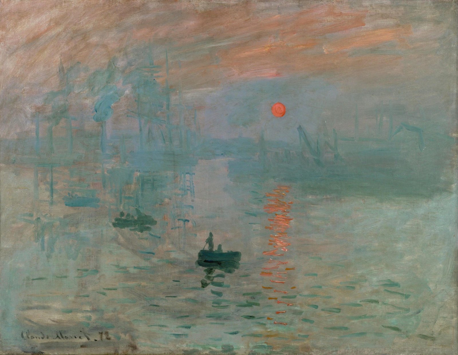 Impression, Sunrise (Claude Monet, 1872) (image credits: wikimedia)