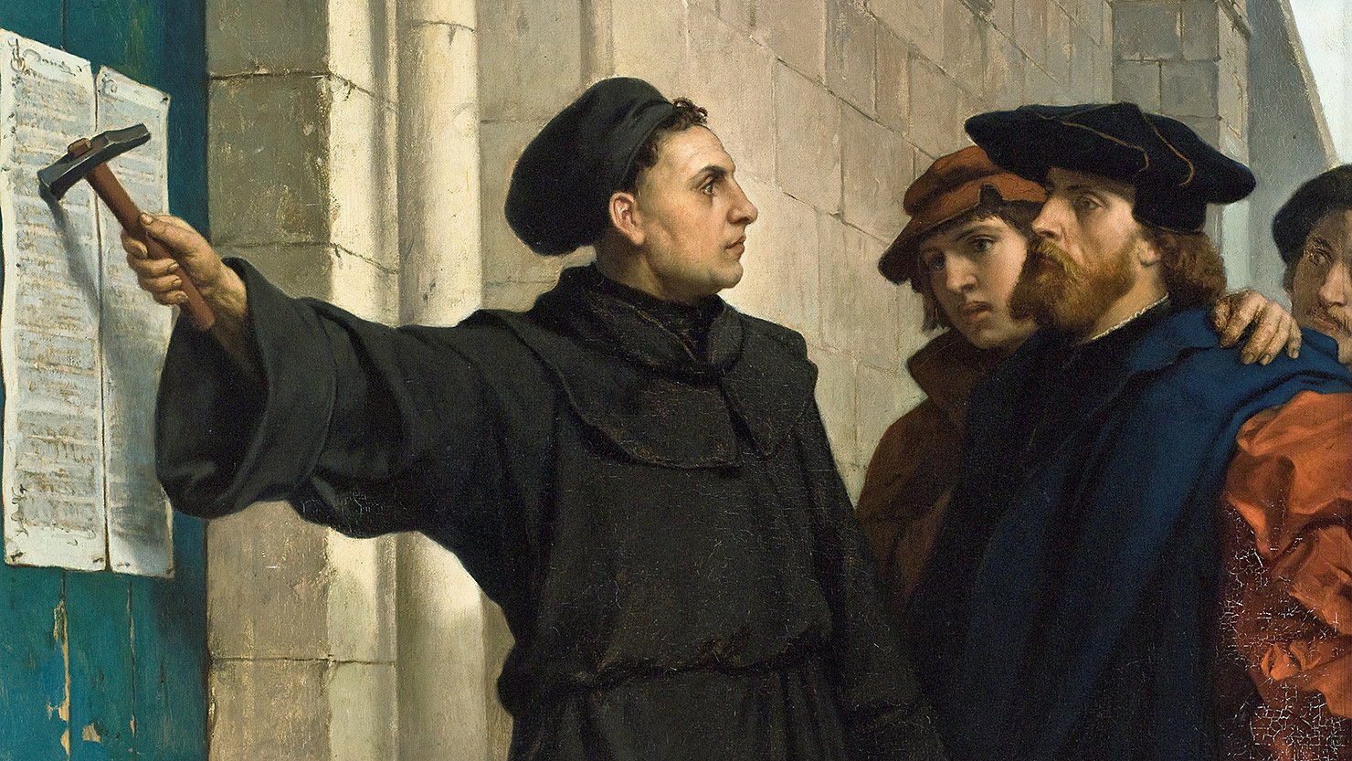 The Protestant Reformation (1517) (image credits: wikimedia)
