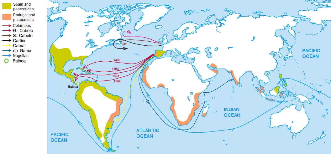 The Age of Exploration (15th – 17th Century) (image credits: wikimedia)