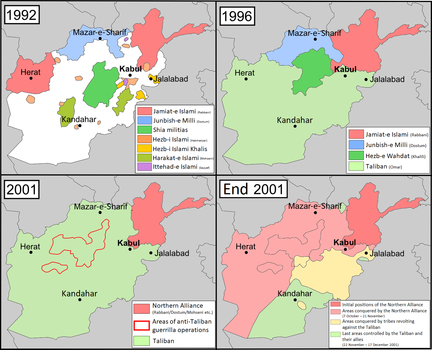The Afghan Wars (1979-Present) – Estimated 2 Million+ Deaths (image credits: wikimedia)