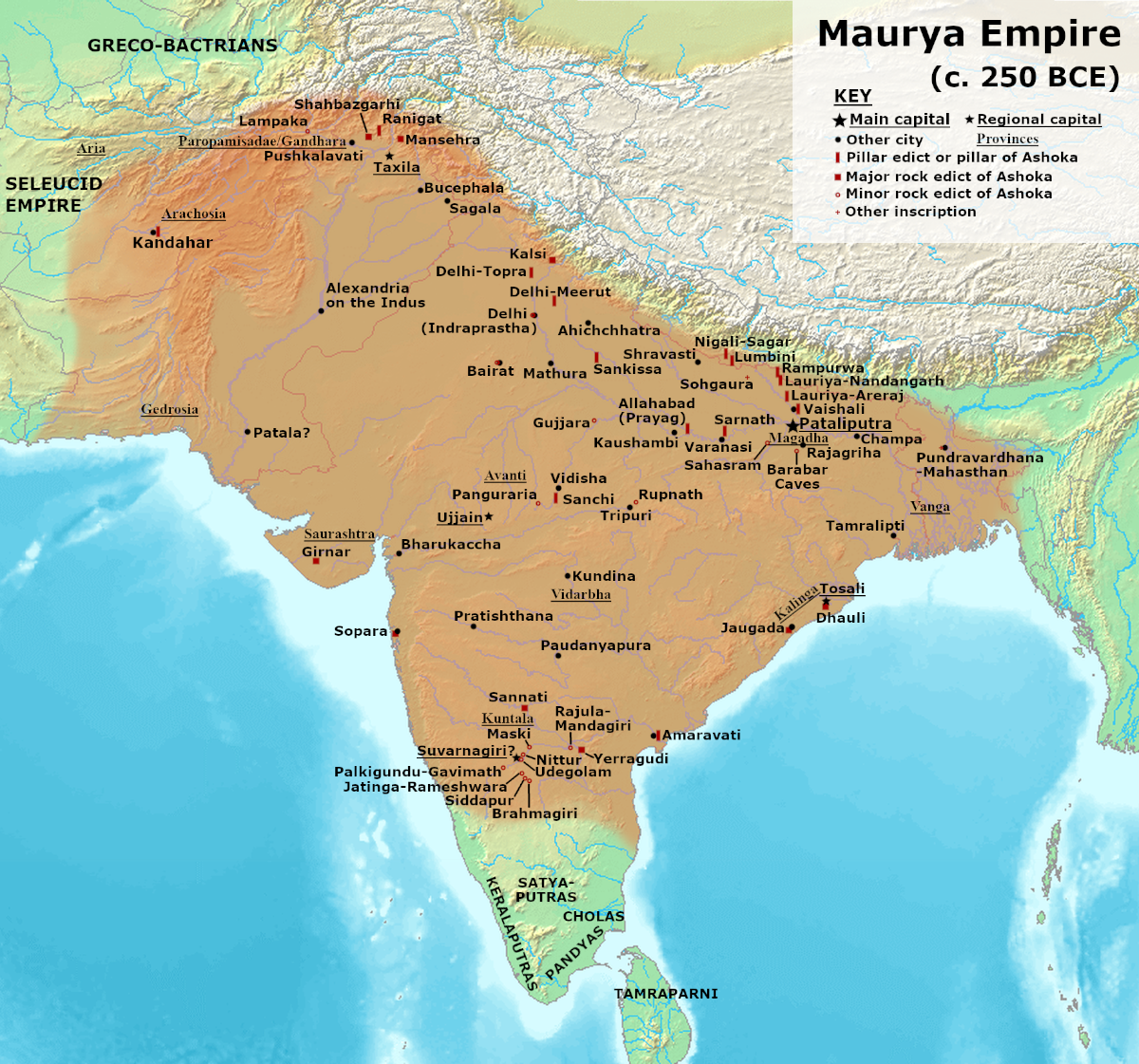 The Maurya Empire: Unifiers of the Indian Subcontinent (image credits: wikimedia)