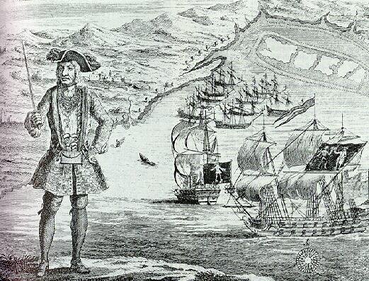 Bartholomew Roberts (Black Bart) (image credits: wikimedia)