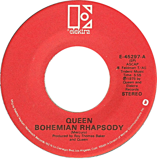 “Bohemian Rhapsody” – Queen (1975) (image credits: wikimedia)