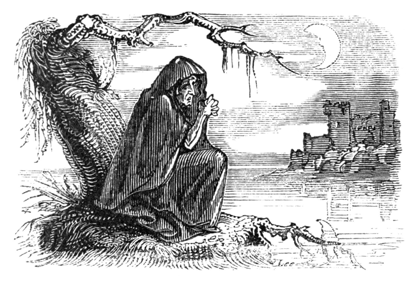 The Banshee (Irish Folklore) (image credits: wikimedia)