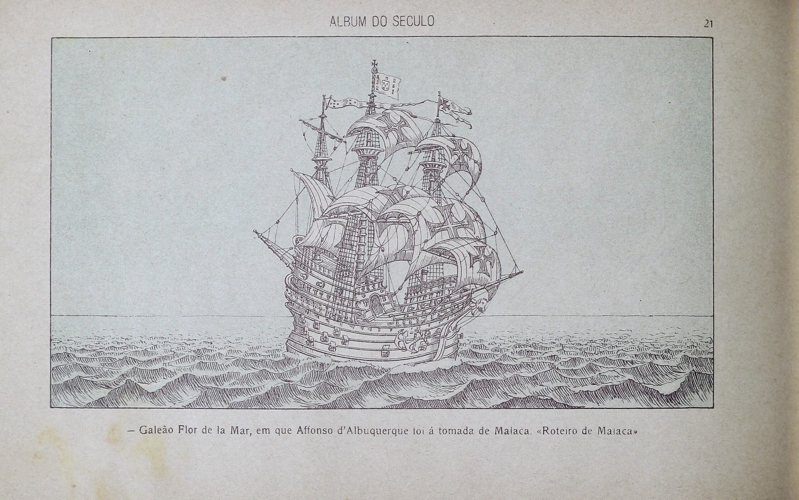 The Flor de la Mar – A Sunken Treasure Ship (image credits: wikimedia)
