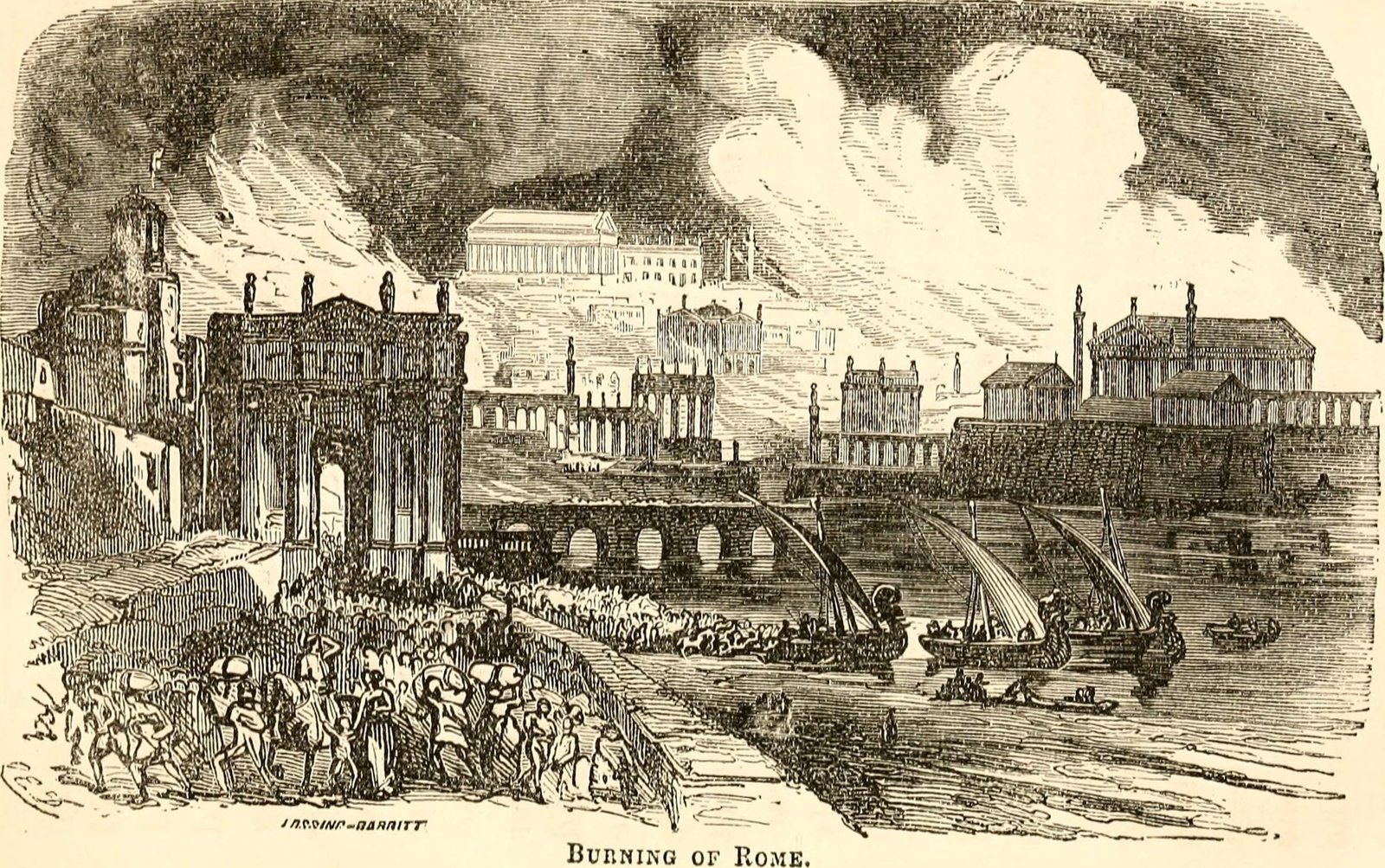 Nero Played the Fiddle While Rome Burned (image credits: wikimedia)
