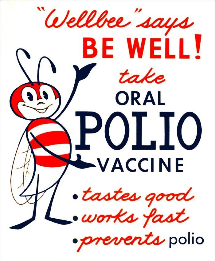 The Polio Vaccine (image credits: wikimedia)