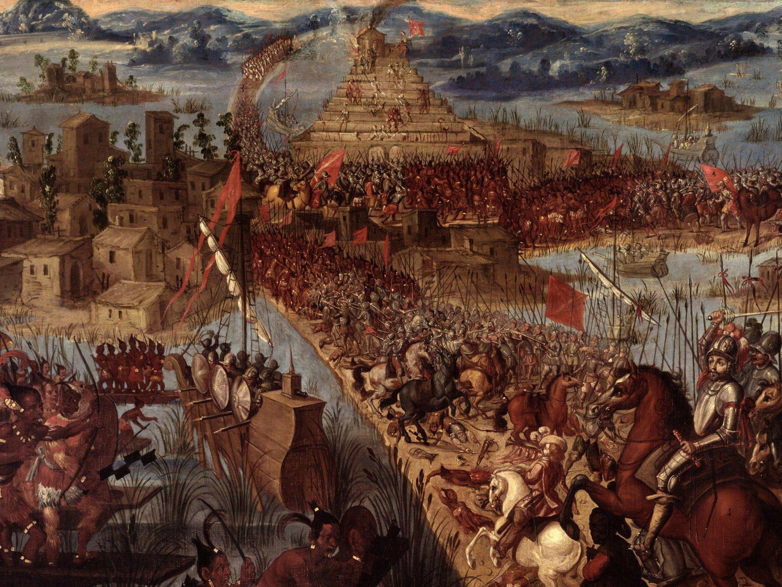Tenochtitlán (Mexico) – Conquered by the Spanish (1521) (image credits: wikimedia)