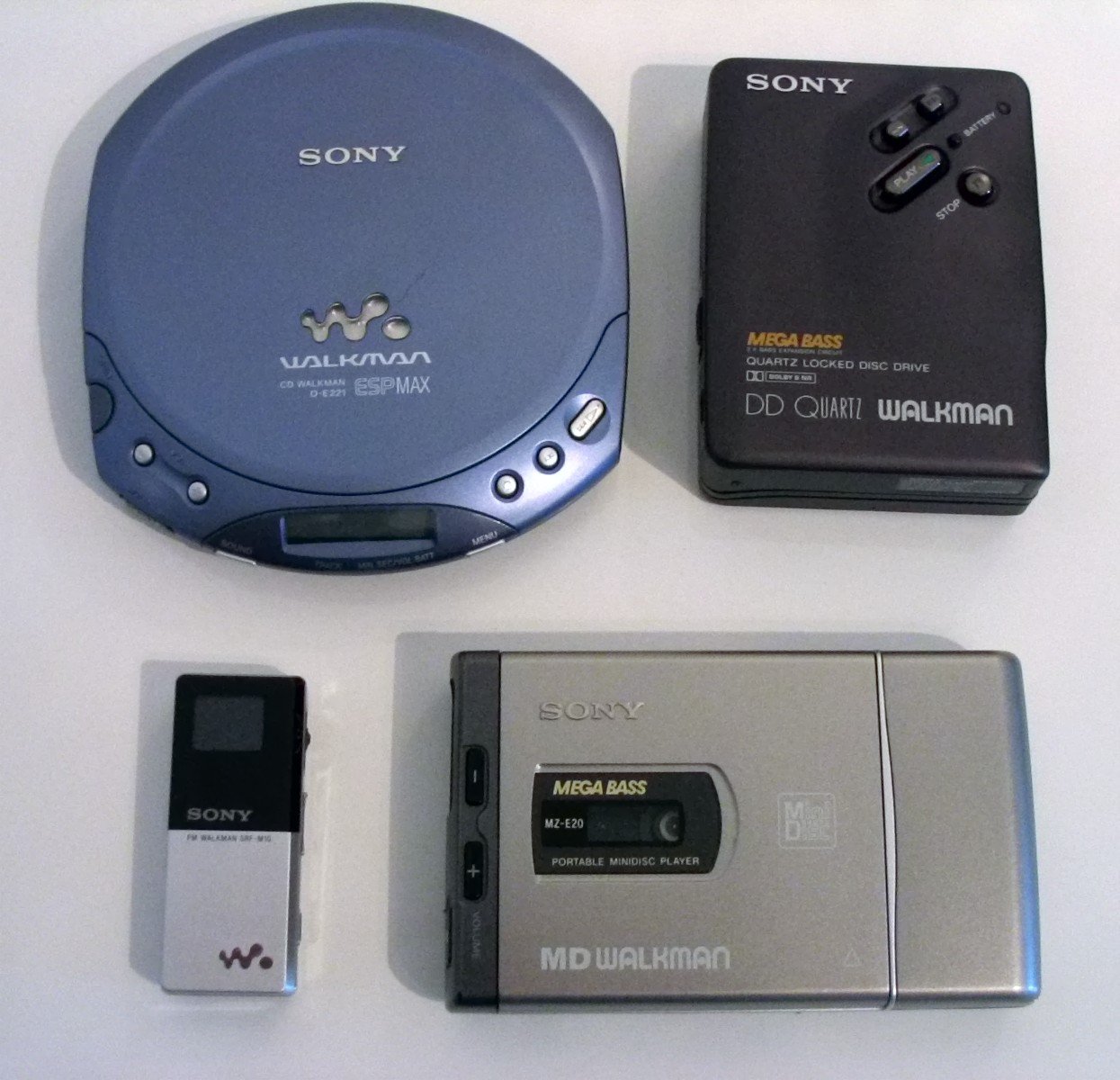 Walkmans and Portable CD Players (image credits: wikimedia)