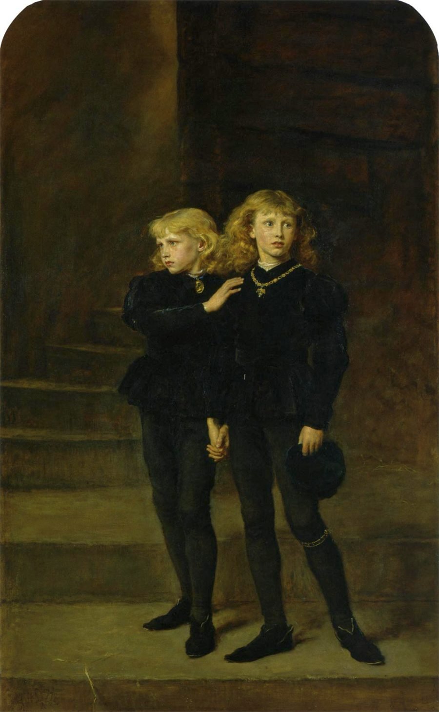The Princes in the Tower (1483) (image credits: wikimedia)