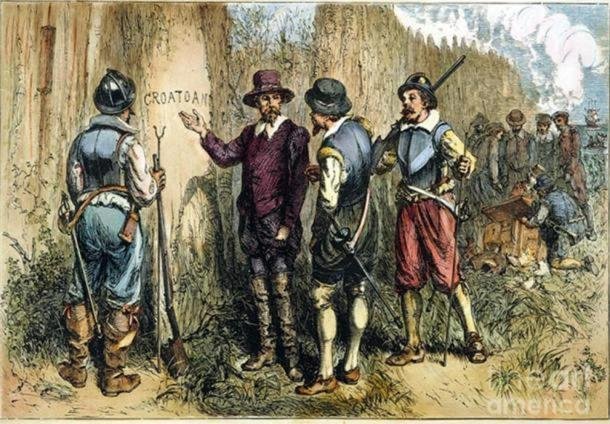 Roanoke Colony (1587) (image credits: wikimedia)