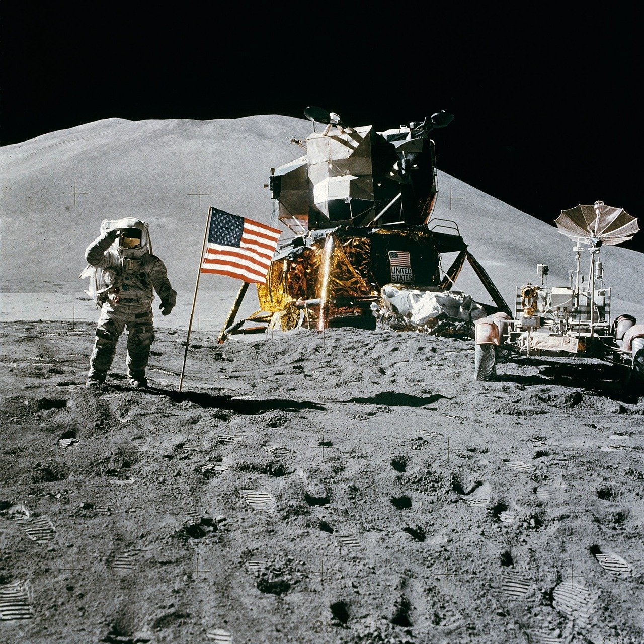 The 1969 Apollo 11 Moon Landing (image credits: pixabay)