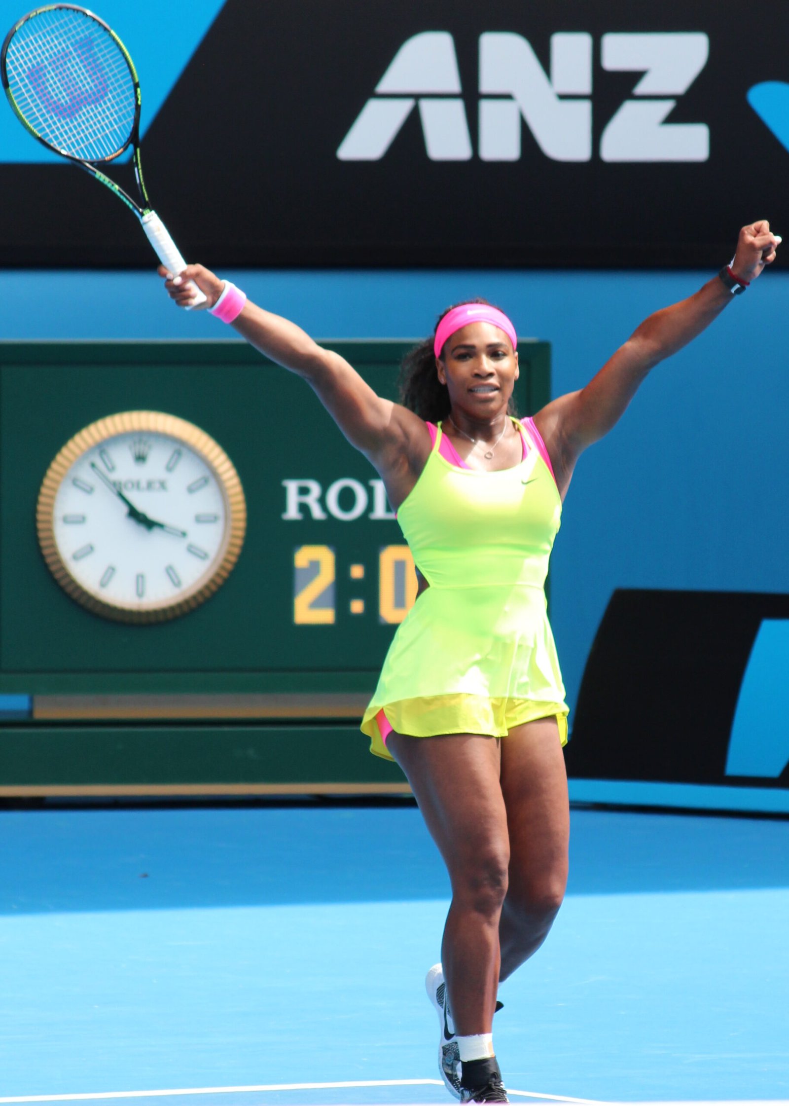 Serena Williams Winning the 2007 Australian Open While Pregnant (image credits: wikimedia)