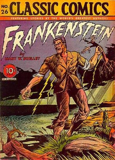 8️⃣ Mary Shelley – Frankenstein (1818) 🧬🧪 (image credits: wikimedia)