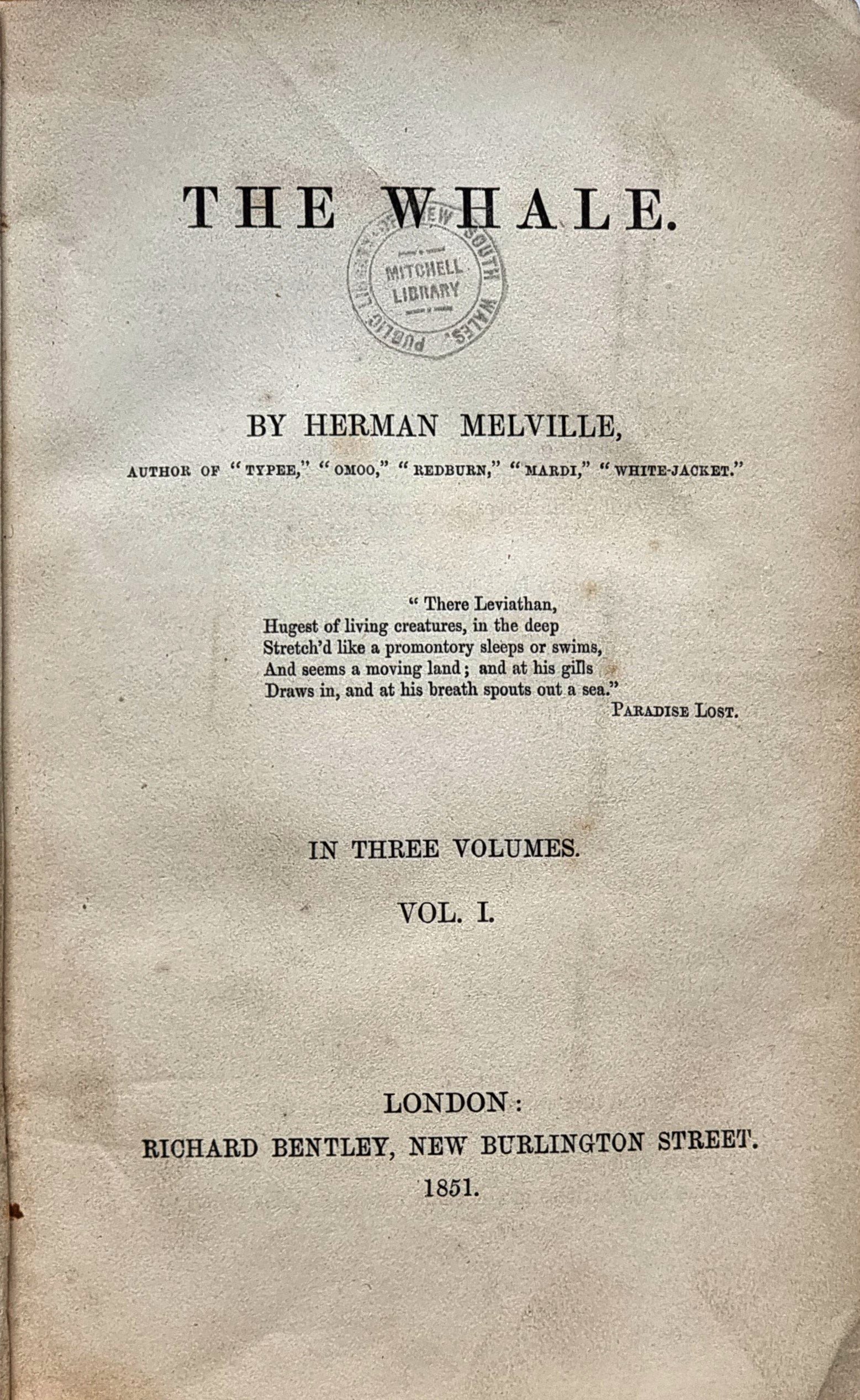 1️⃣ Moby-Dick – Herman Melville 🐋📖 (image credits: wikimedia)
