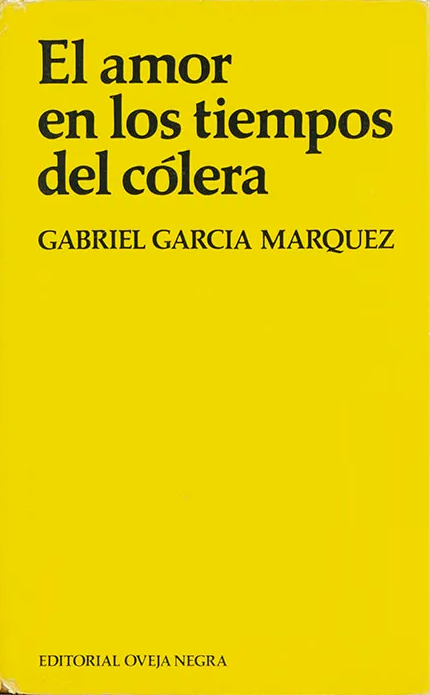 Love in the Time of Cholera by Gabriel García Márquez (image credits: wikimedia)