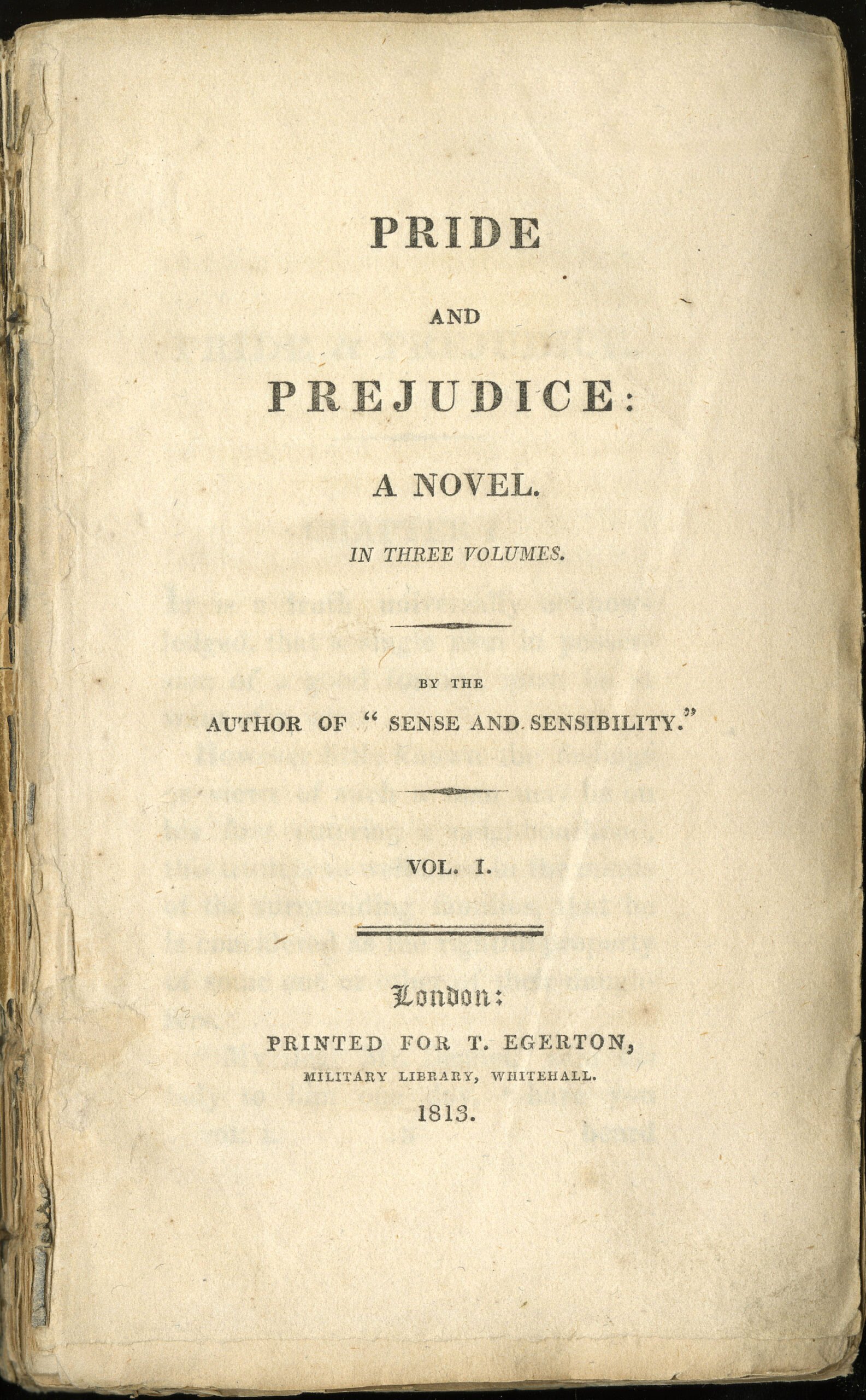 Pride and Prejudice by Jane Austen (image credits: wikimedia)