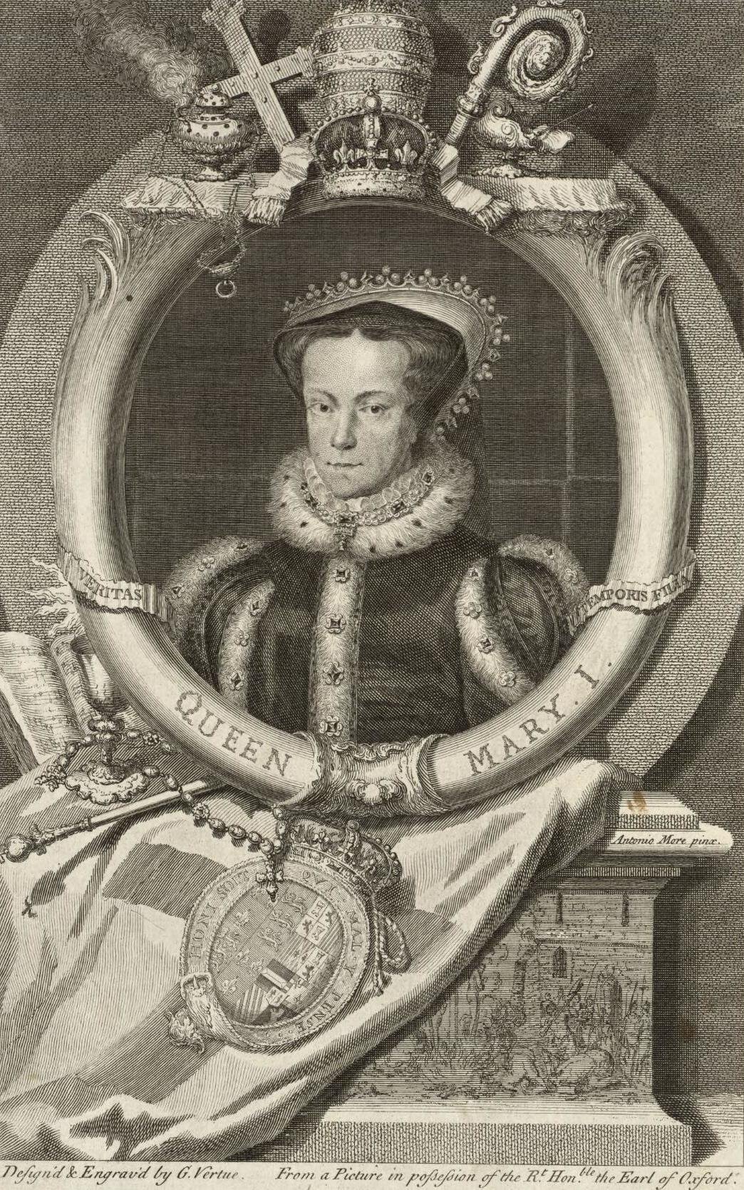 Queen Mary I of England—The “Bloody Mary” (image credits: wikimedia)
