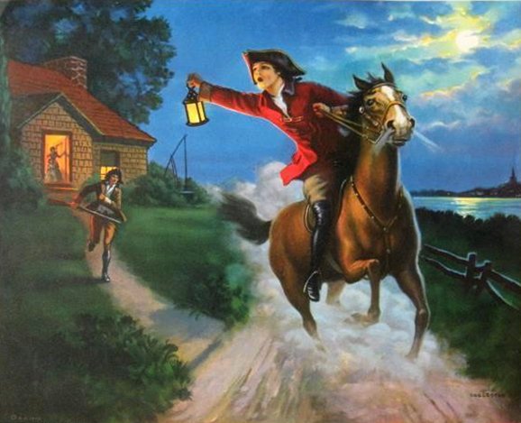Paul Revere Didn’t Shout, “The British Are Coming!” (image credits: wikimedia)