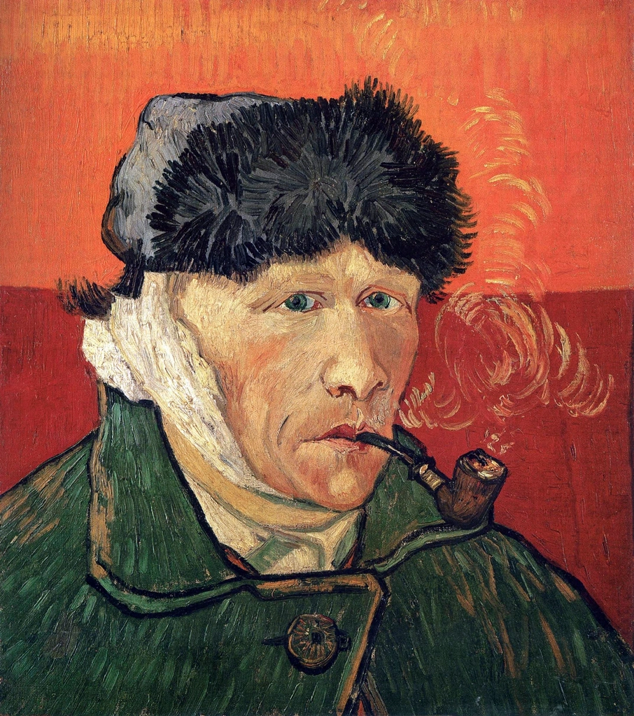 14. Van Gogh Cut Off His Entire Ear (image credits: rawpixel)