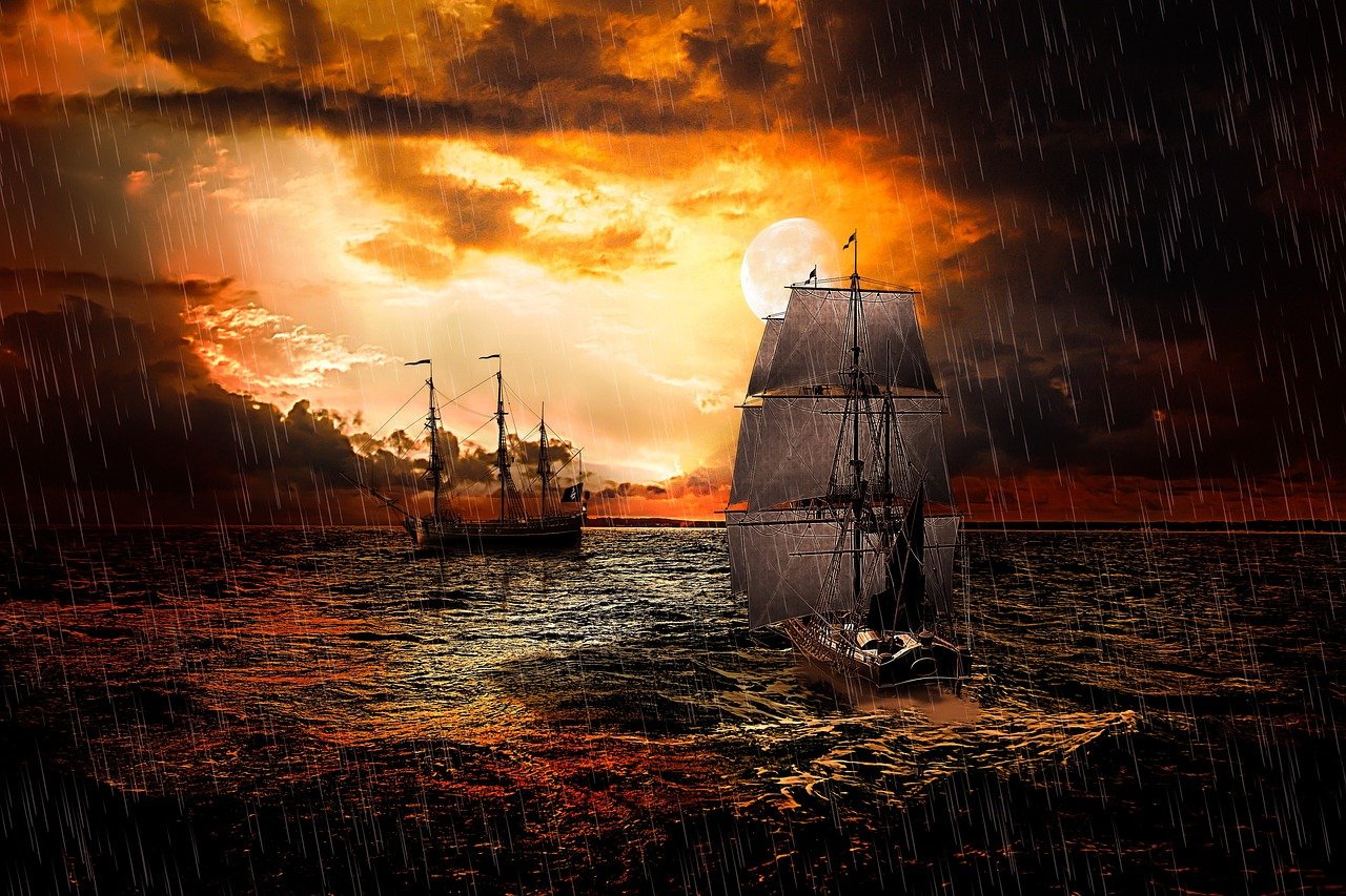 The Indian Ocean Pirates (17th–19th Century, South Asia & East Africa) (image credits: pixabay)