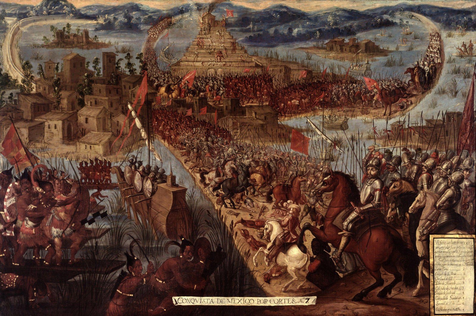 Foreign Invasion: The Fall of the Aztec Empire (1521) (image credits: wikimedia)