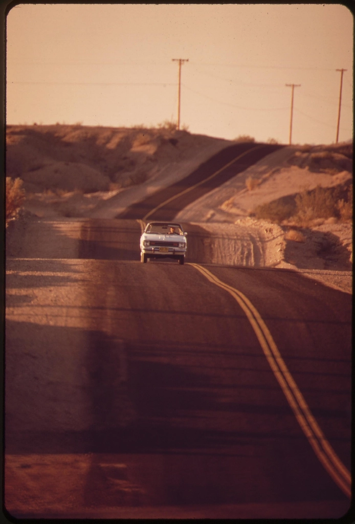 “On a dark desert highway, cool wind in my hair.” (image credits: rawpixel)