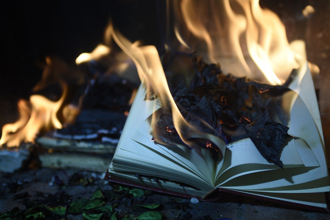 “It was a pleasure to burn.” (image credits: pixabay)