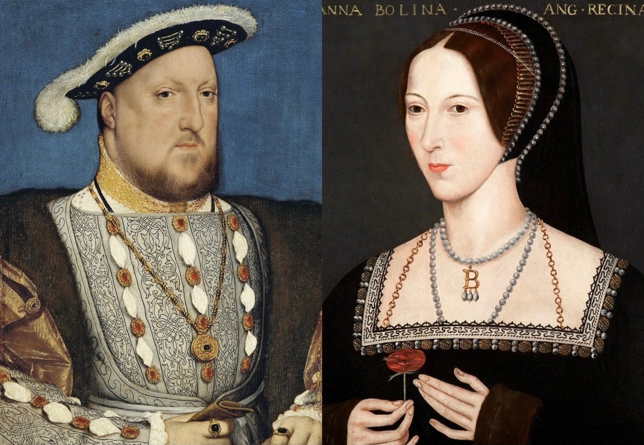 Anne Boleyn & Henry VIII (image credits: wikimedia)