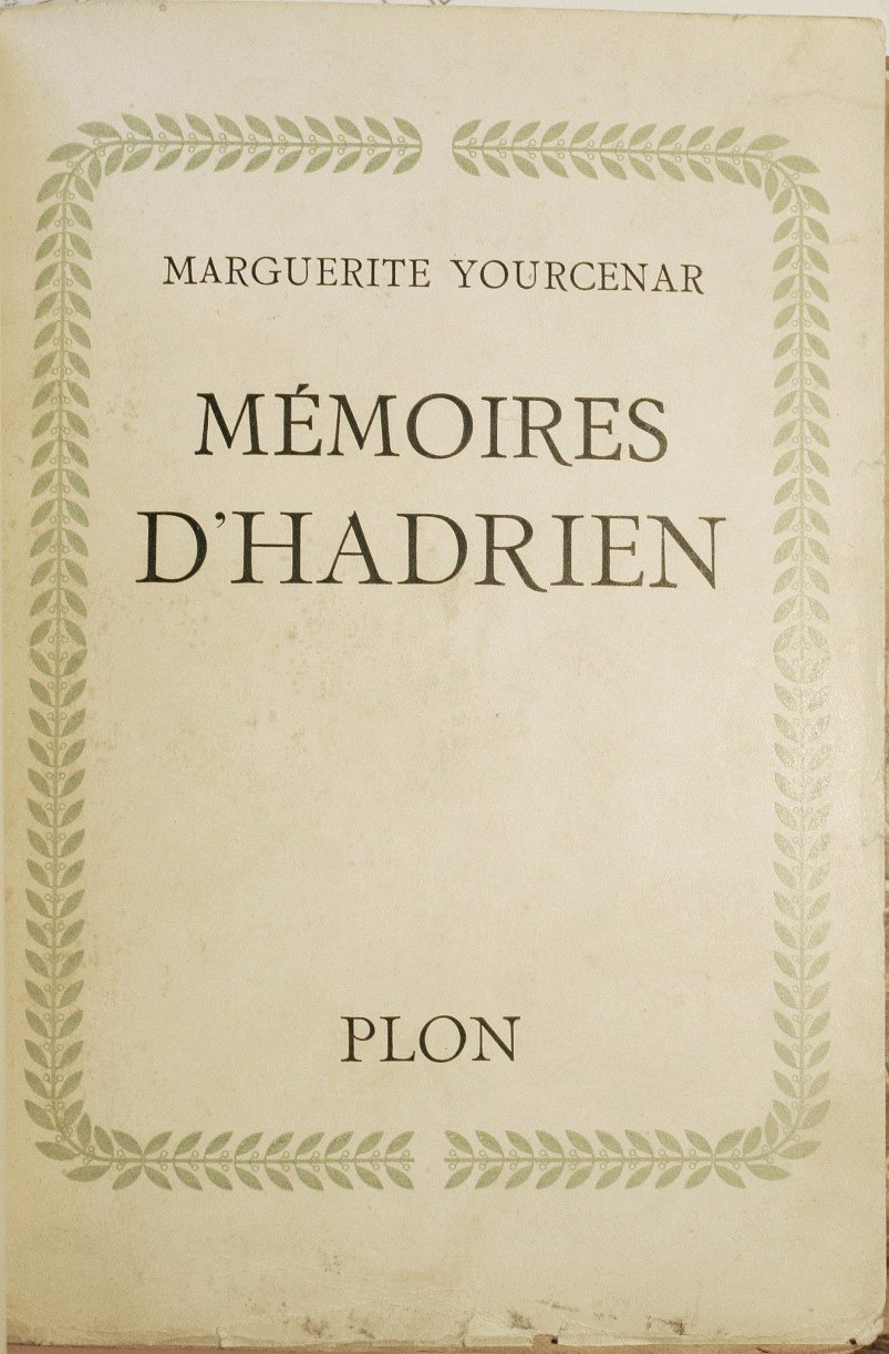 4. Hadrian’s Memoirs (Marguerite Yourcenar, 1951) (image credits: wikimedia)