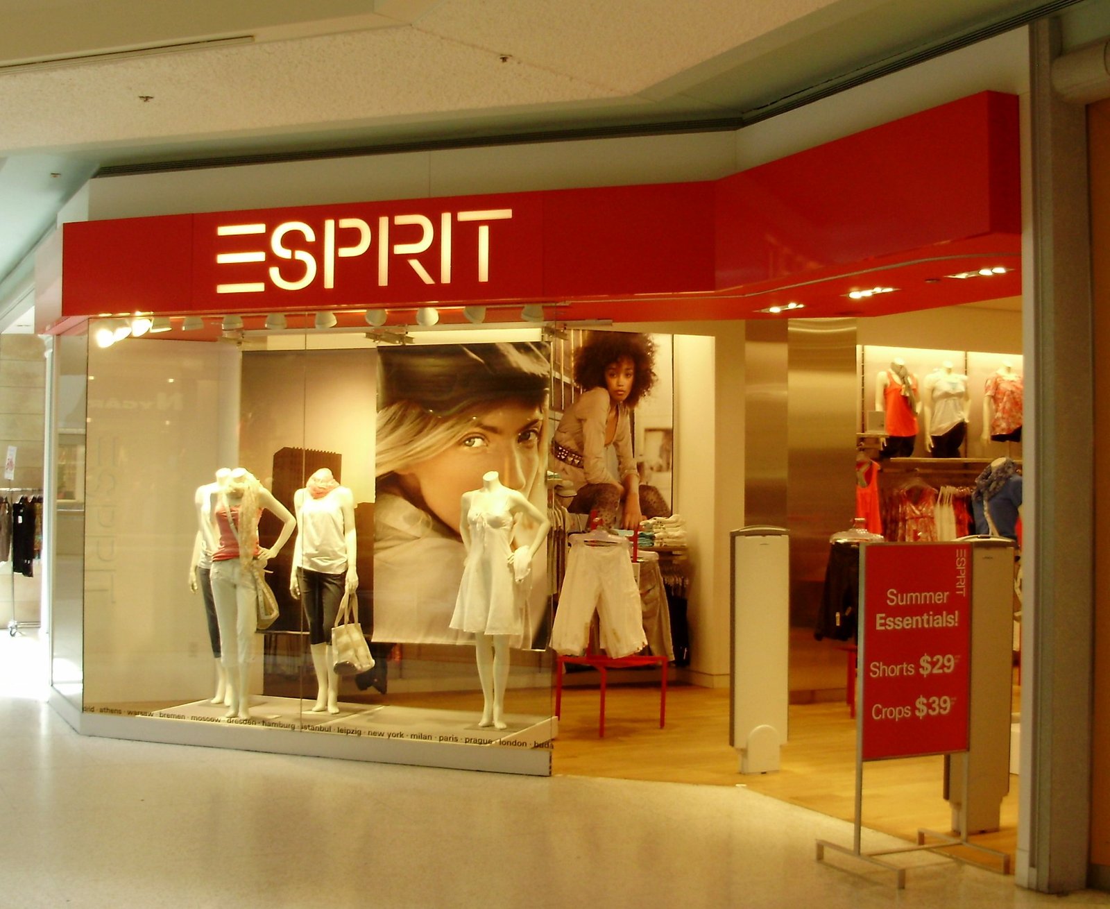 6. Esprit (1980s Peak, 2010s Collapse) (image credits: wikimedia)