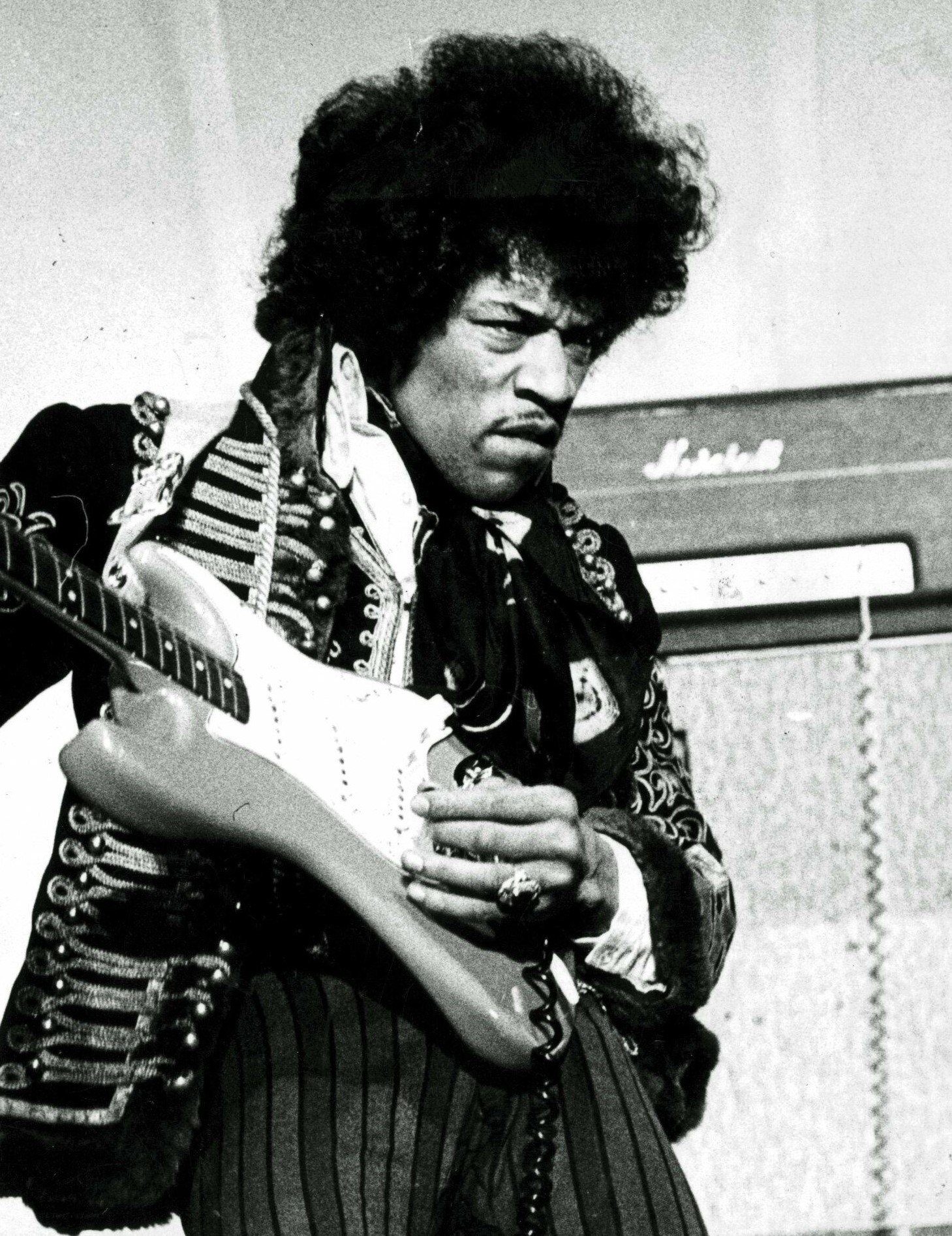 1. Jimi Hendrix – Woodstock (1969) (image credits: wikimedia)