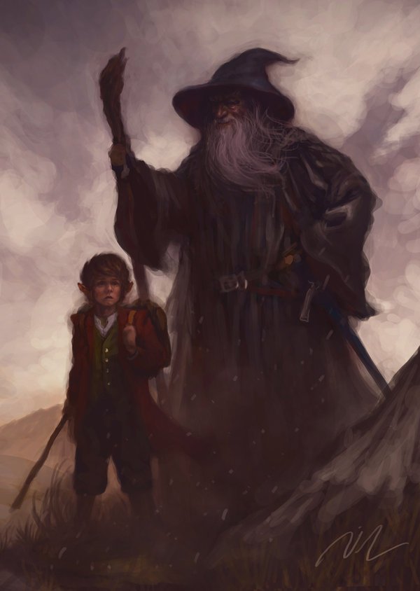 Bilbo Baggins – The Unexpected Adventurer (image credits: wikimedia)