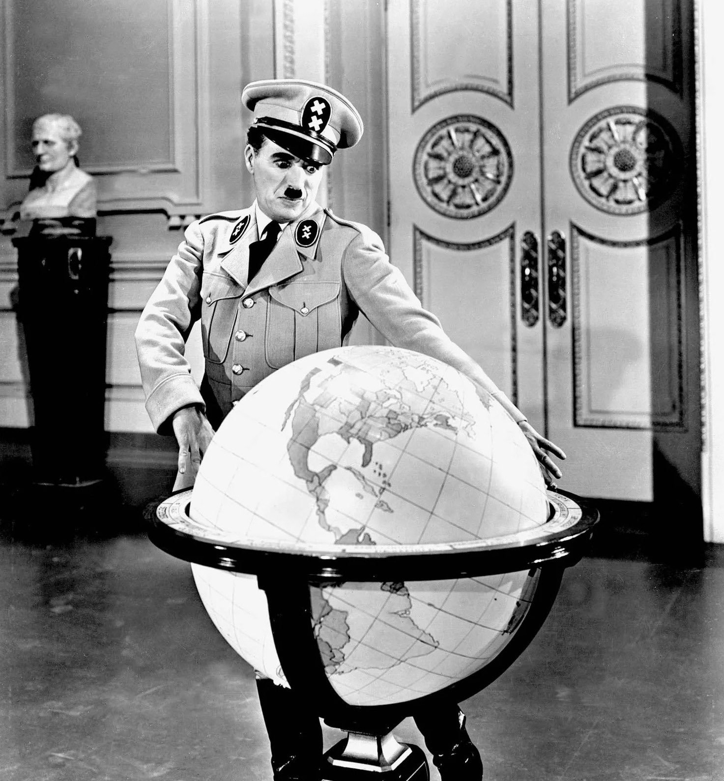 1. Charlie Chaplin's Plea for Humanity in The Great Dictator (image credits: wikimedia)