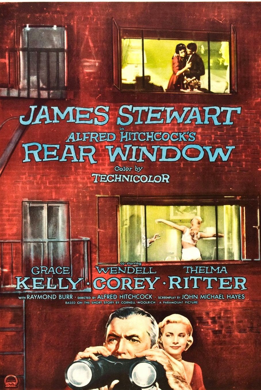 Rear Window (1954) - Hitchcock's Masterpiece of Suspense (image credits: wikimedia)