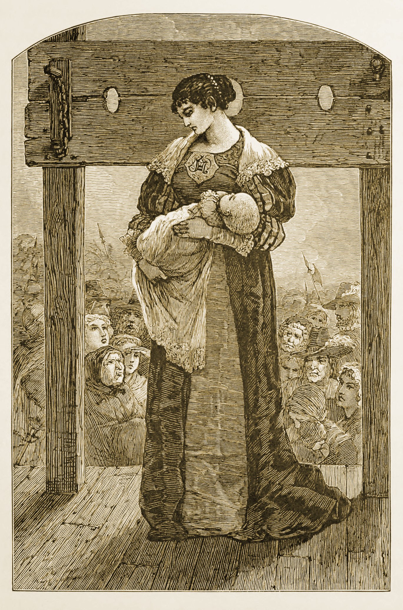 4. Hester Prynne (The Scarlet Letter – Nathaniel Hawthorne) (image credits: wikimedia)