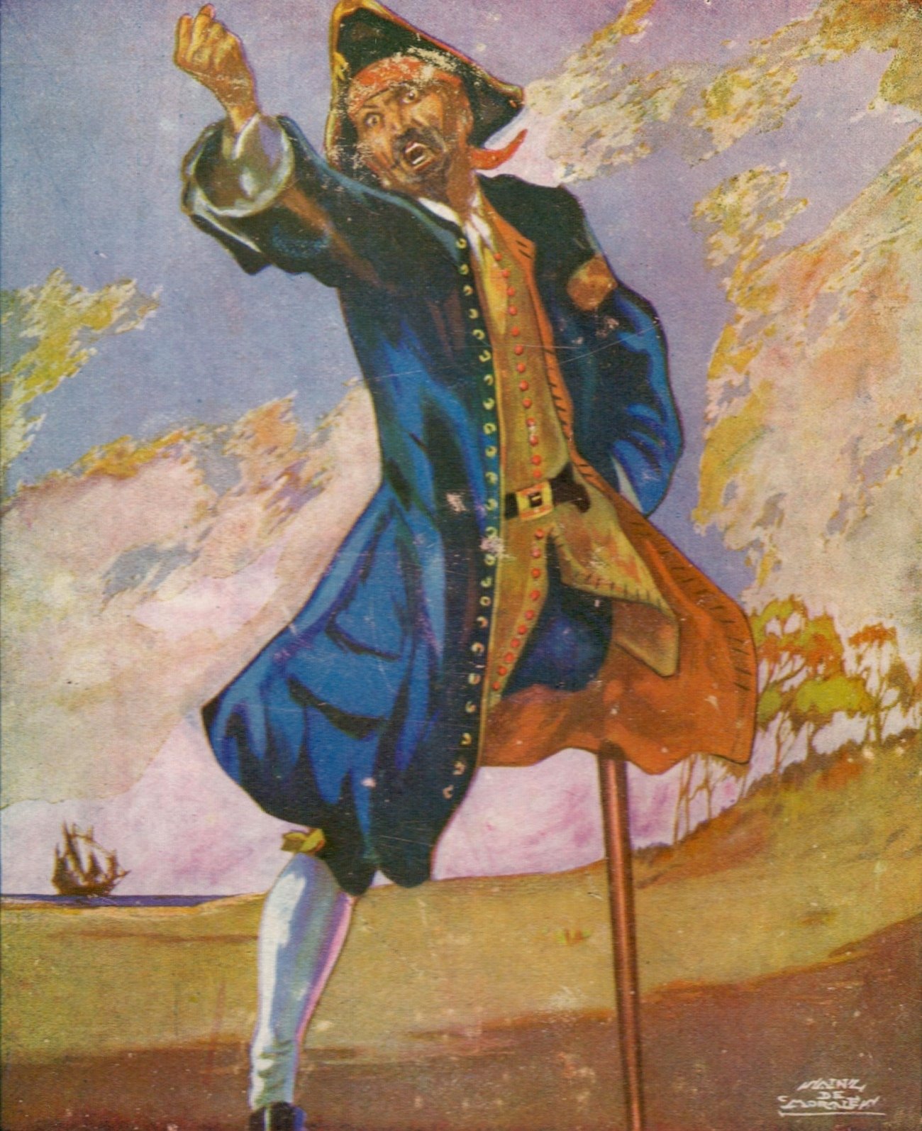 12. Long John Silver (Treasure Island – Robert Louis Stevenson) (image credits: wikimedia)