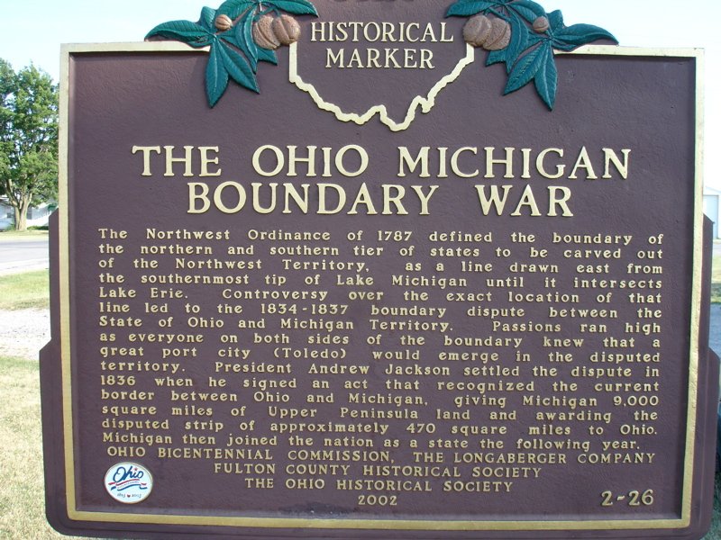 The U.S. Accidentally Invades Itself (1835, Michigan-Ohio War) (image credits: wikimedia)