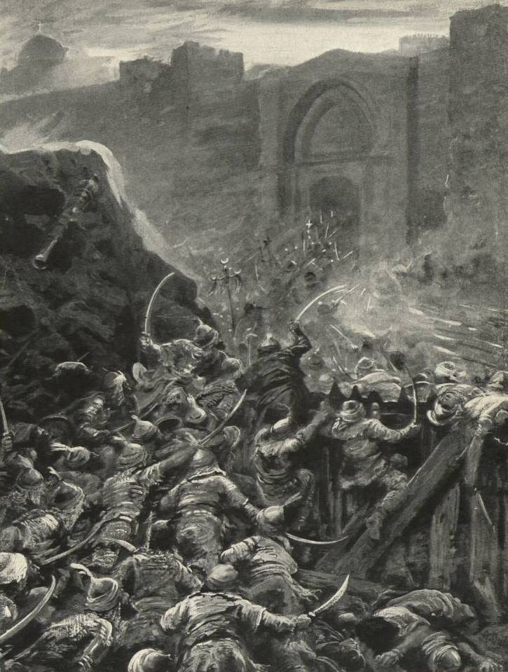 The Fall of Constantinople (1453) (image credits: wikimedia)