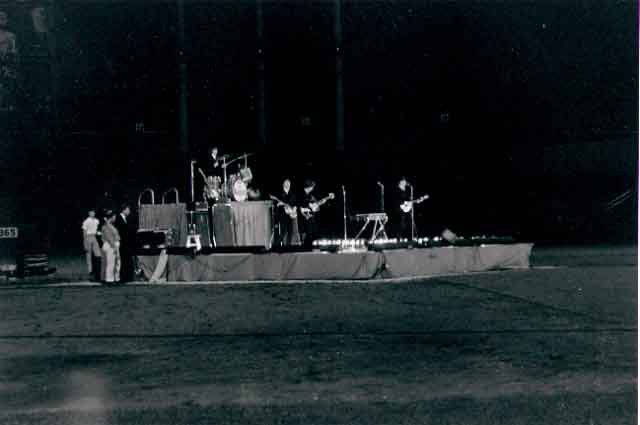 The Beatles at Shea Stadium (1965) (image credits: wikimedia)