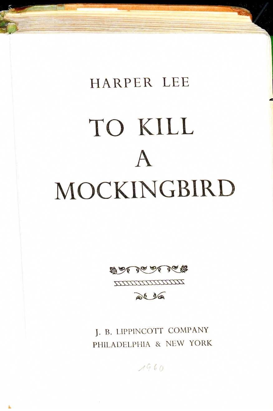 1. To Kill a Mockingbird by Harper Lee (image credits: wikimedia)